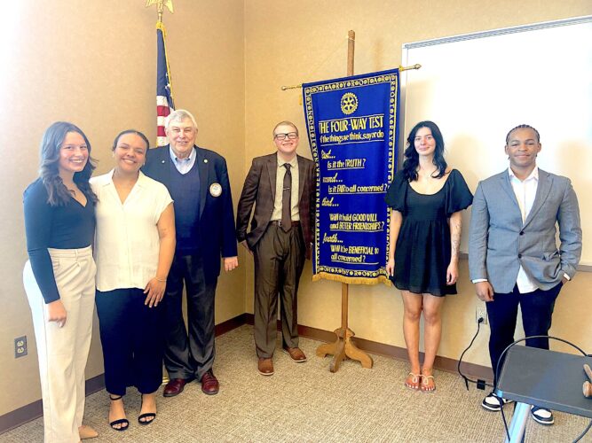 Students compete in speech contest
